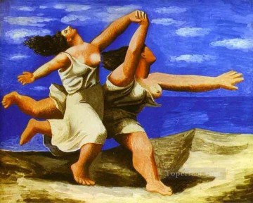 浜辺を走る女性たち 1922 年キュビスト パブロ・ピカソ Oil Paintings